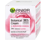 Garnier Skin Naturals Botanical Cream s růžovou vodou pleťový krém pro suchou a citlivou pleť 50 ml