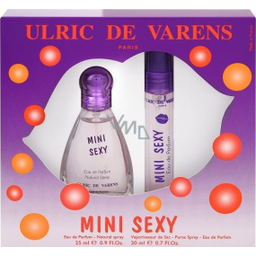 Ulric de Varens Mini Sexy parfémovaná voda pro ženy 25 ml + parfémovaná voda do kabelky 20 ml, dárková sada