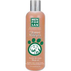 MenForSan Norkový olej přírodní ochranný šampon pro psy 300 ml