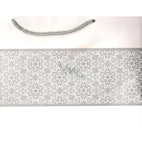 Ditipo Dárková papírová taška 38,3 x 10 x 29,2 cm bílá