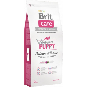 Brit Care Grain-free Junior Losos a brambory superprémiové krmivo pro štěňata a mladé psy 12 kg