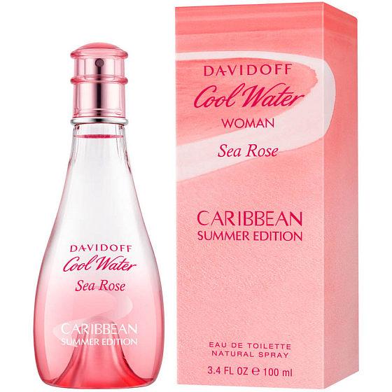 Davidoff Cool Water Sea Rose Caribbean Summer Edition toaletní voda pro ženy 100 ml