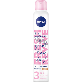 Nivea Fresh Revive Dry suchý šampon pro světlejší tón vlasů 200 ml