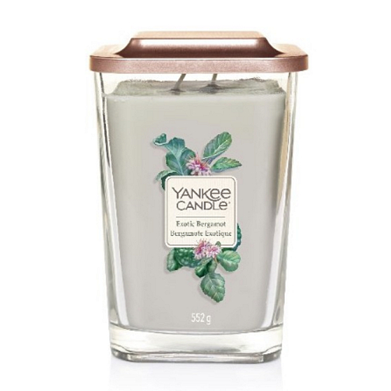 Yankee Candle Exotic Bergamot - Exotický bergamot sojová vonná svíčka Elevation velká sklo 2 knoty 552 g