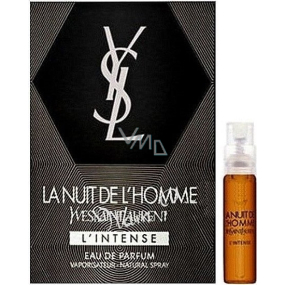 Yves Saint Laurent La Nuit de L Homme L Intense parfémovaná voda pro muže 1,2 ml s rozprašovačem, vialka