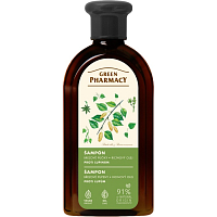 Green Pharmacy šampon proti lupům s břízou a ricinovým olejem 350 ml