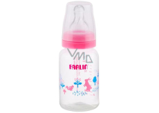 Baby Farlin Kojenecká láhev standardní 0+ měsíců růžová 140 ml AB-41011 G