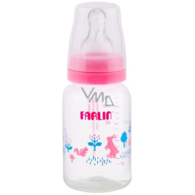Baby Farlin Kojenecká láhev standardní 0+ měsíců růžová 140 ml AB-41011 G