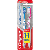 Colgate Max White Medium střední zubní kartáček 1 + 1 kus
