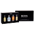 Hugo Boss No.6 Bottled toaletní voda pro muže 2 x 5 ml + Hugo toaletní voda 5 ml + Boss The Scent toaletní voda 5 ml, dárková sada