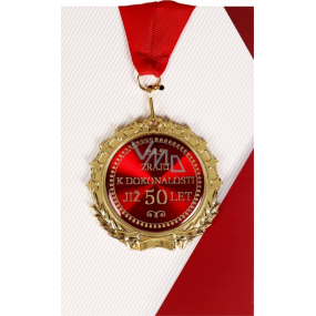 Albi Papírové přání do obálky Přání s medailí - 50 let