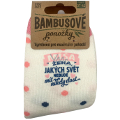 Albi Bambusové ponožky Míša, velikost 37 - 42