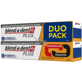 Blend-a-dent Plus fixační krém na zubní náhradu 2 x 40 g