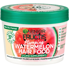 Garnier Fructis Watermelon Hair Food maska pro jemné vlasy bez objemu 400 ml