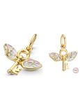 Charm Sterlingové stříbro 925 Harry Potter - Okřídlený klíč, přívěsek na náramek