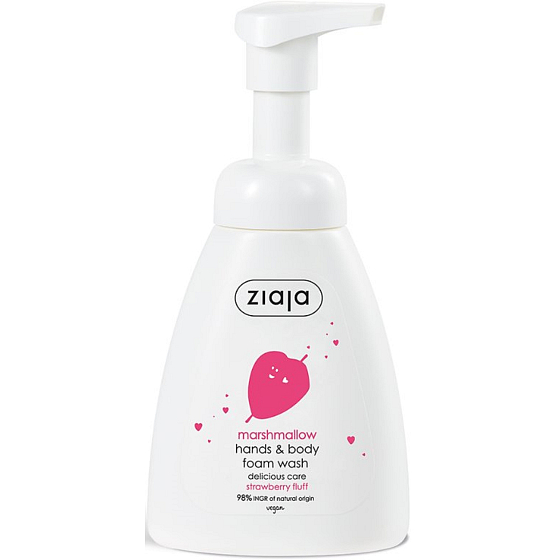 Ziaja Marshmallow pěnové mýdlo na ruce a tělo 250 ml