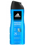 Adidas Fresh Endurance 3in1 sprchový gel na tělo, vlasy a pleť pro muže 400 ml