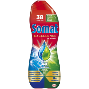 Somat Excellence Duo gel do myčky na mytí nádobí 38 dávek 684 ml