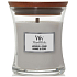 WoodWick svíčka sklo malá WoodWick Lavender & Cedar - Levandule a Cedr vonná svíčka s dřevěným knotem a víčkem sklo malá 85 g