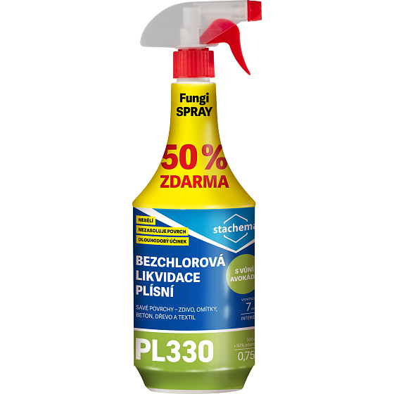 Stachema Fungispray avokádo bezchlorový dezinfekční přípravek, 500 ml + 50 %