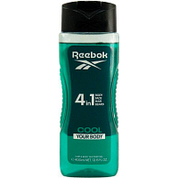 Reebok Men Cool Your Body sprchový gel 4v1, 400 ml