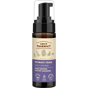 Green Pharmacy Pěna na intimní hygienu s levandulí a šalvějí, 150 ml