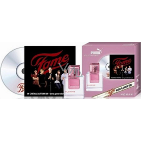 Puma Flowing Woman toaletní voda 20 ml + CD, dárková sada