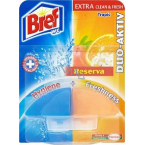 Bref Duo Aktiv Extra Clean & Fresh Tropic WC gel náhradní náplň 60 ml