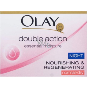 Olay Double Action Night Cream noční krém 50 ml pro normální až suchou pleť