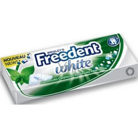 Wrigleys Freedent White Menthe Verte žvýkačka dražé 10 kusů 14 g
