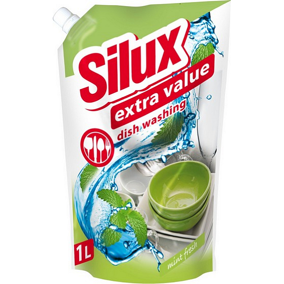 Silux Dish Washing Mint Fresh prostředek na mytí nádobí 1 l