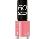 Rimmel London 60 Seconds Super Shine Nail Polish lak na nehty 405 Rose Libertine 8 ml