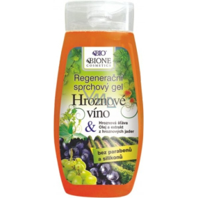 Bione Cosmetics Hroznové víno regenerační sprchový gel pro všechny typy pokožky 260 ml