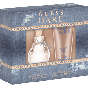 Guess Dare toaletní voda pro ženy 50 ml + tělové mléko 200 ml, dárková sada