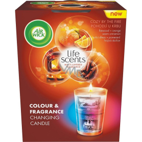 Air Wick Multicolor Pohodlí u krbu vonná svíčka 140 g