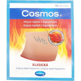 Cosmos Hřejivá náplast s kapsaicinem klasická 12,5 x 15 cm