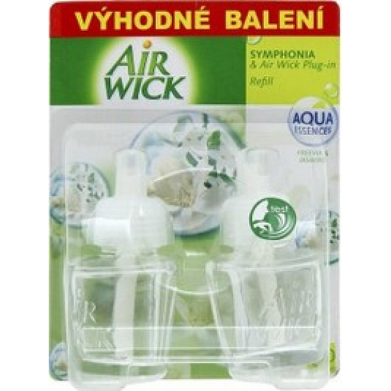 Air Wick Symphonia & Plug-in Bílé květy náhradní náplň 2 x 19 ml
