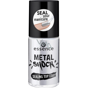 Essence Metal Shock Sealing Top Coat krycí lak na nehty 8 ml