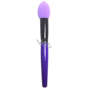 Kosmetický štětec s pěnovou houbičkou 17,5 cm