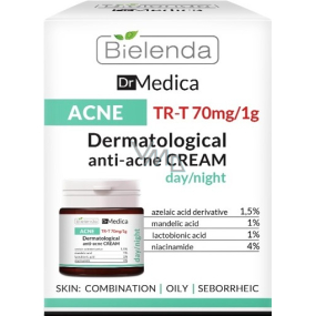 Bielenda Dr. Medica Acne dermatologický pleťový krém proti akné denní/noční 50 ml