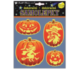 Samolepky Halloween svítící ve tmě dýně 23 x 18 cm