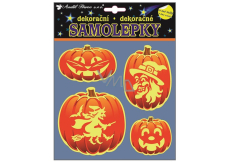 Samolepky Halloween svítící ve tmě dýně 23 x 18 cm