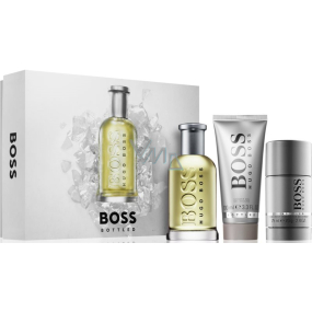 Hugo Boss Bottled toaletní voda pro muže 100 ml + sprchový gel pro muže 100 ml + deodorant stick pro muže 75 ml, dárková sada pro muže