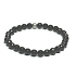 Onyx fazet náramek elastický přírodní kámen, kulička 6 mm / 16 - 17 cm, kámen životní síly