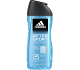 Adidas After Sport 3in1 sprchový gel na tělo, vlasy a pleť pro muže 250 ml