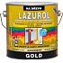 Lazurol Gold S1037 silnovrstvá lazura na dřevo T020 kaštan, 2,5 l