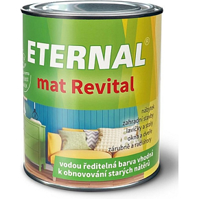 Eternal mat Revital barva k obnovování starých nátěrů, RAL 6018 Zelenožlutá 0,7 kg