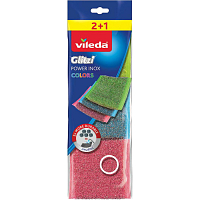 Vileda Power Inox Colors drátěnka 2+1 ks