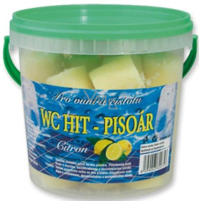 Wc Hit Citron do pisoár s vůní 30 kusů 600 g
