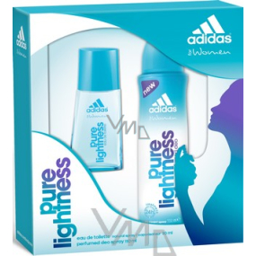 Adidas Pure Lightness toaletní voda 30 ml + deodorant sprej 150 ml, dárková sada